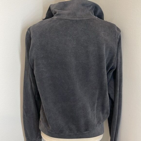 BLANK NYC long sleeve 1/2 zip women’s top sweatshirt gray (nwt) - Picture 5 of 9